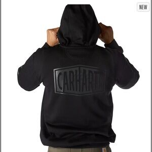CARHARTT RAIN‎ DEFENDER® LOOSE FIT MIDWEIGHT LOGO GRAPHIC SWEATSHIRT M NWT
